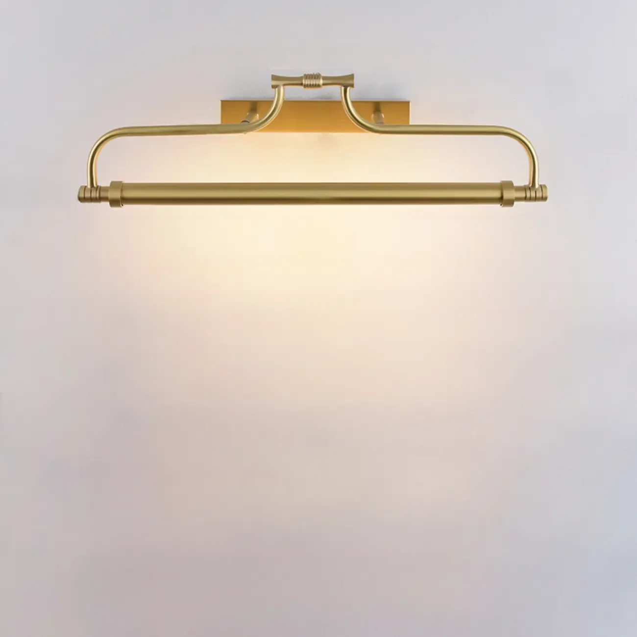 Geometric Gold Metal Vanity Light with LED