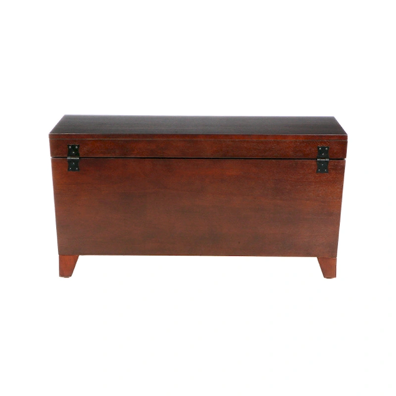 SEI Furniture Liatris Transitional Wooden Espresso Trunk Coffee Table