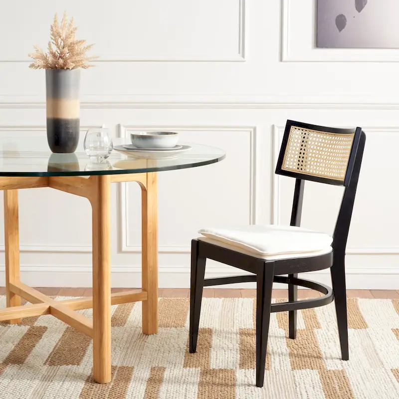 SAFAVIEH Opha Cane Dining Chair - 18 W x 23 D x 35 H - 18Wx23Dx35H