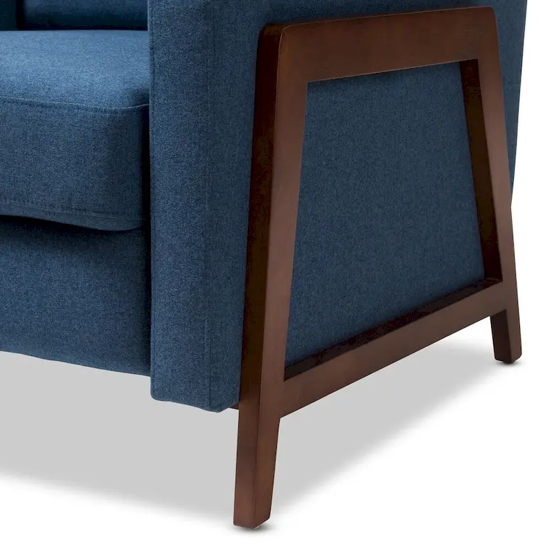 Mid-century Fabric Recliner by Baxton Studio