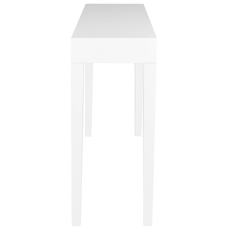 SAFAVIEH Bonny White Lacquer Console Table - 51.2  W x 13.4  L x 31.5  H - 51Wx13Dx32H