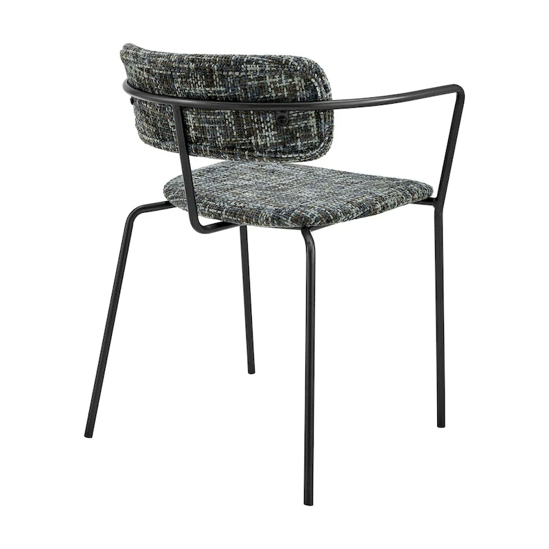 Alivia Fabric Dining Side Arm Chair, (Set of 2)