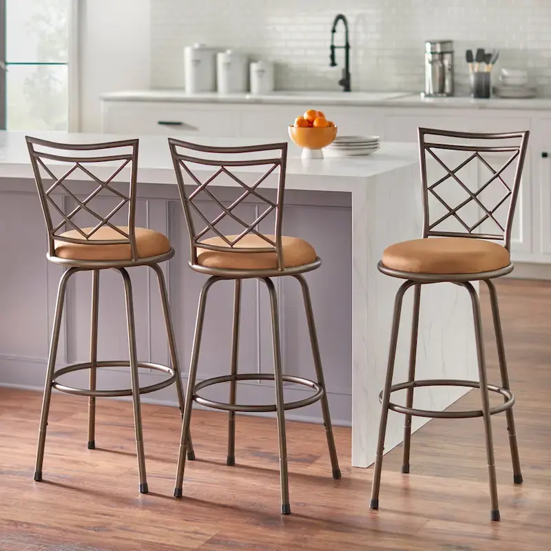 Adjustable Height Swivel Stools (Set of 3)