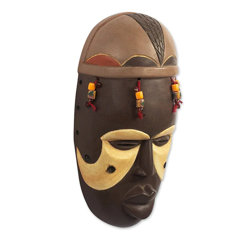 Novica Handmade Igbo Tribe African Wood Mask
