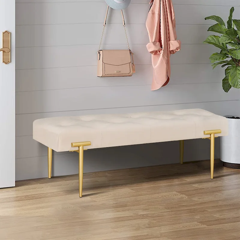 48 Modern Ottoman Bench For Bedroom Living Room Entryway
