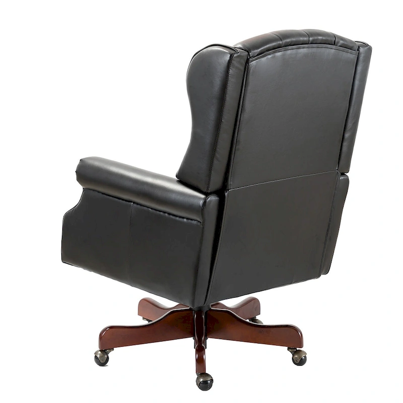 Maximiliano Modern Swivel Executive Chair with Tufted Back by HULALA HOME