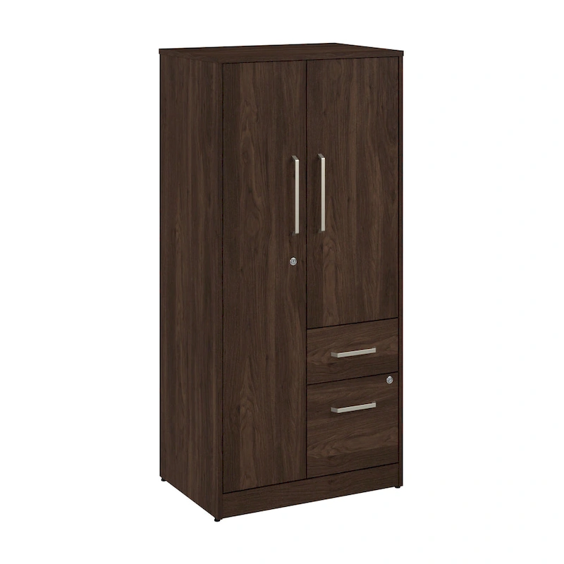Bush Business Furniture Vista Wardrobe Cabinet with Drawers