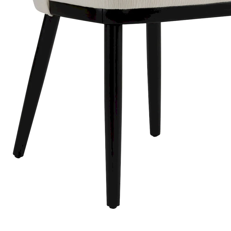 Fabric Upholstered Dining Chairs (Set of 2)