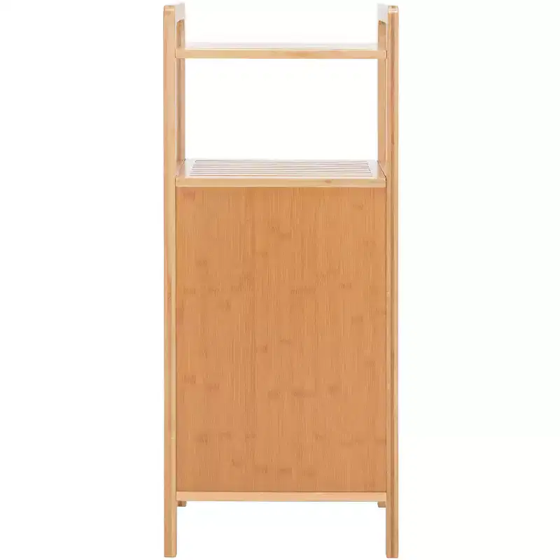 Hallow Laundry Basket with Shelf - STG1903 - Natural/Beige - Safavieh