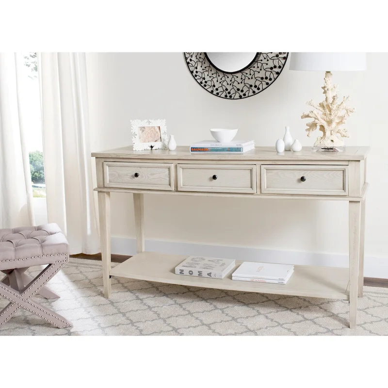SAFAVIEH Thea Sepia Console - 60 x 20 x 35.4 - 60Wx20Dx35H