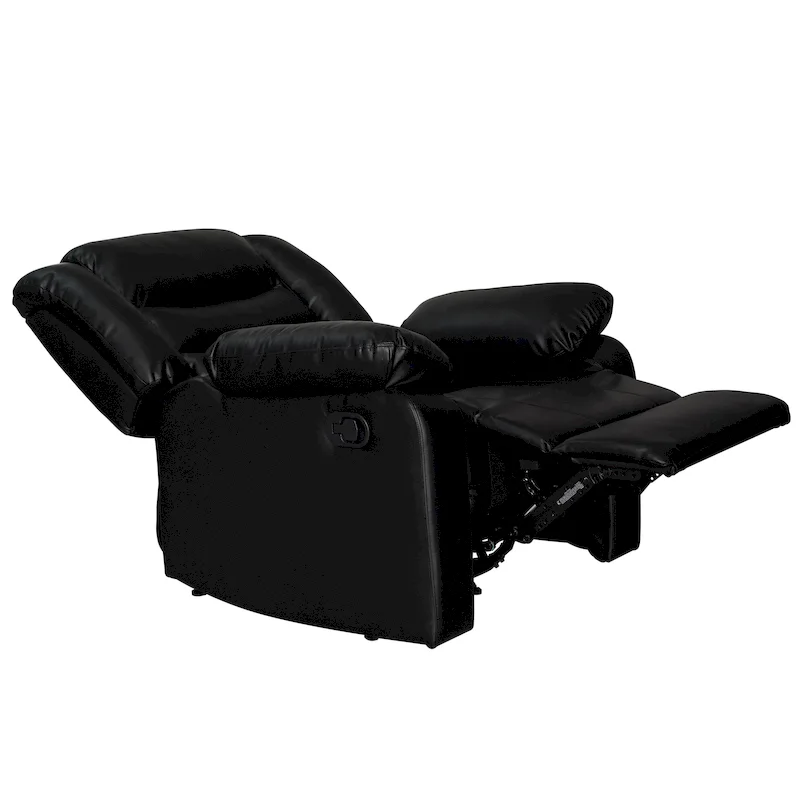 Manual Reclining 3-Piece Living Room Sofa Set - Sofa with Dropdown Table, Loveseat with Console, and Recliner