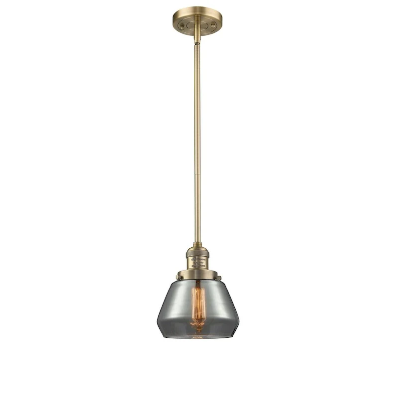 Innovations Lighting Fulton Single Light 7  Wide Mini Pendant with
