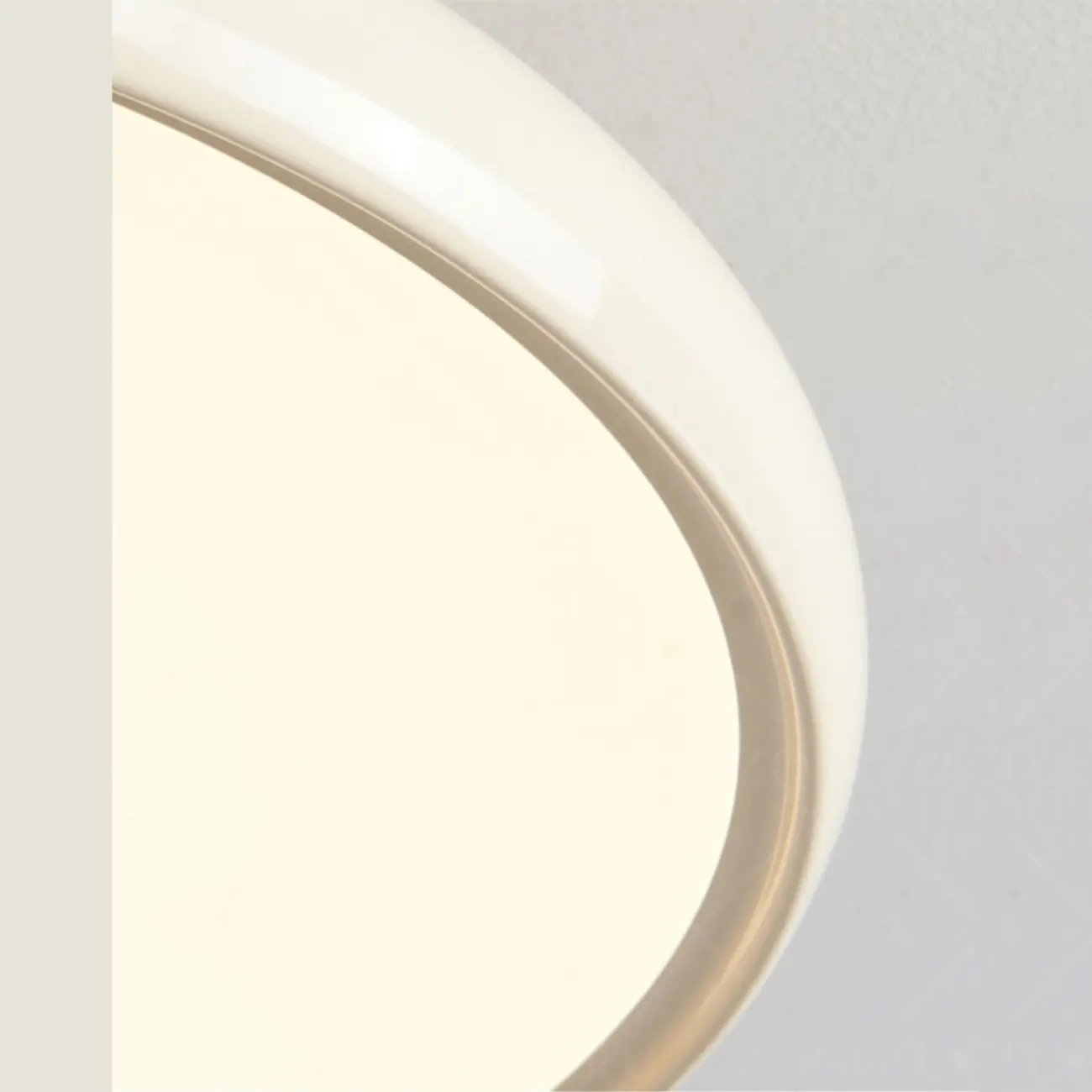 Modern Dimmable Circular LED Semi-Flush Ceiling Light