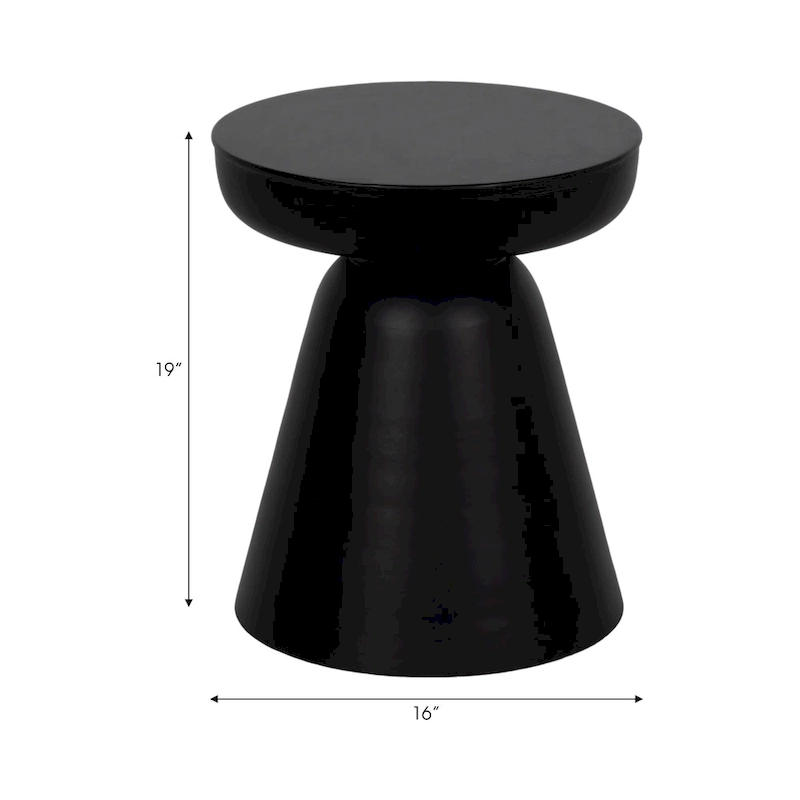 Wood, 19 Side Table, Black