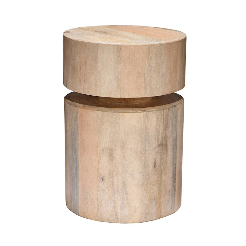 Dylan Wood Round Side Table