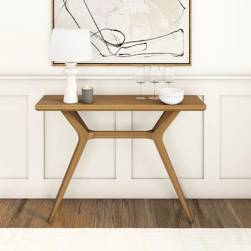 Plank and Beam Verso Cross Leg Console Table - 46