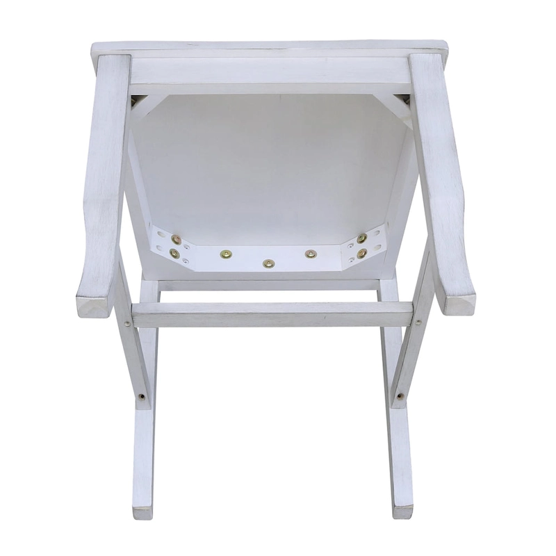 Solid Wood Seaside Dining Chairs - Set of Two