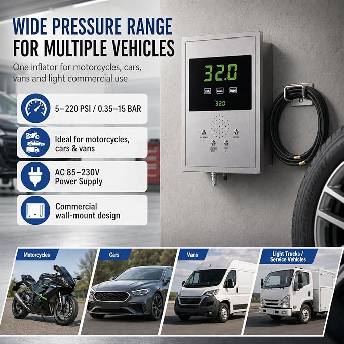 SEAPENG DP-Q01 Automatic Tire Inflator