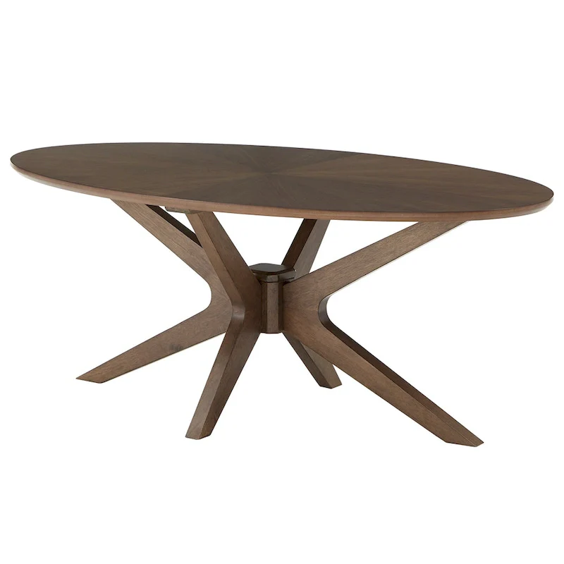 Rondo Mid-Century Walnut Finish Tables by iNSPIRE Q Modern