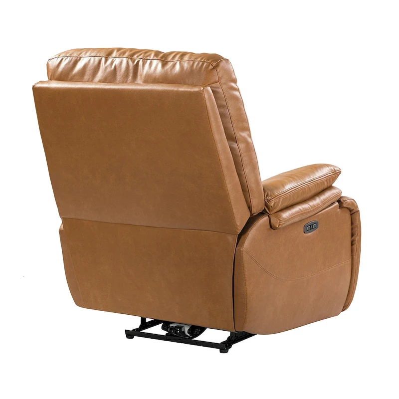 Mercedes Genuine Leather Power Recliner with Cushion Padded