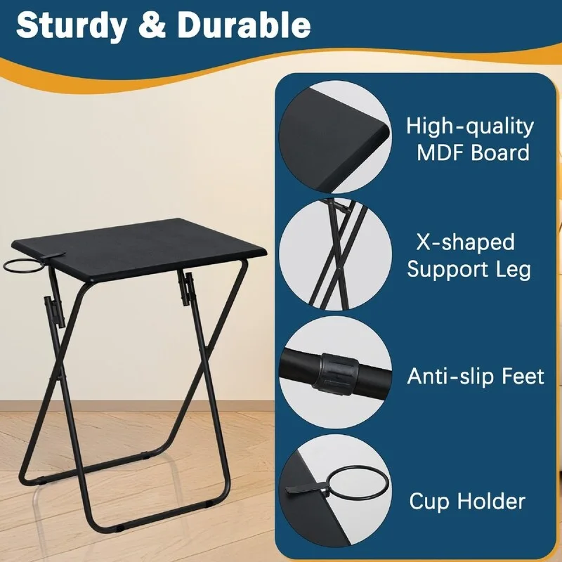 Tv Trays Set of 2 - 19.3D x 15.4W x 26H