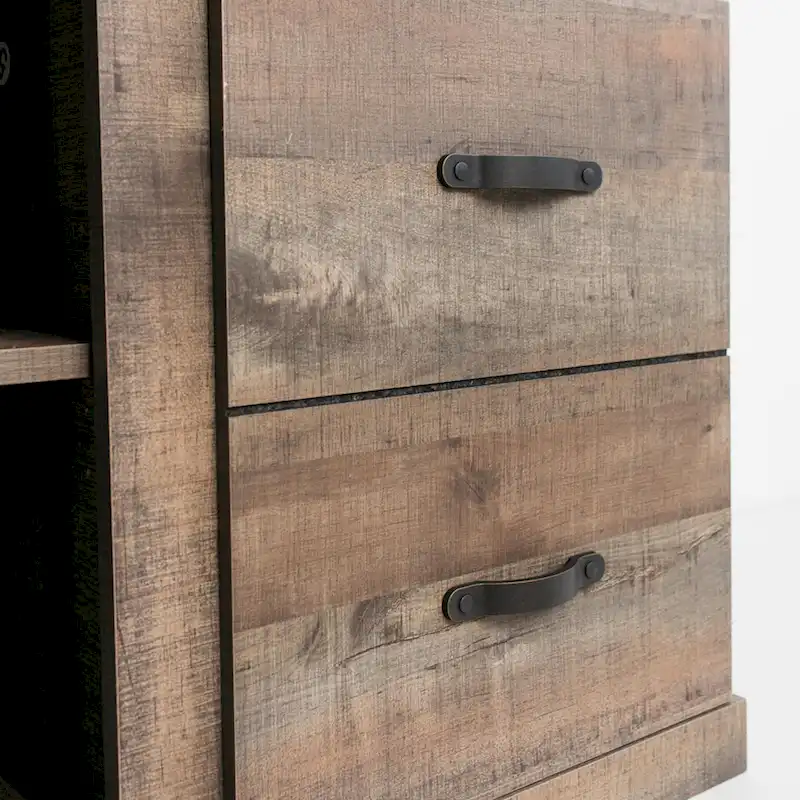 Trinell Casual Large TV Stand, Brown