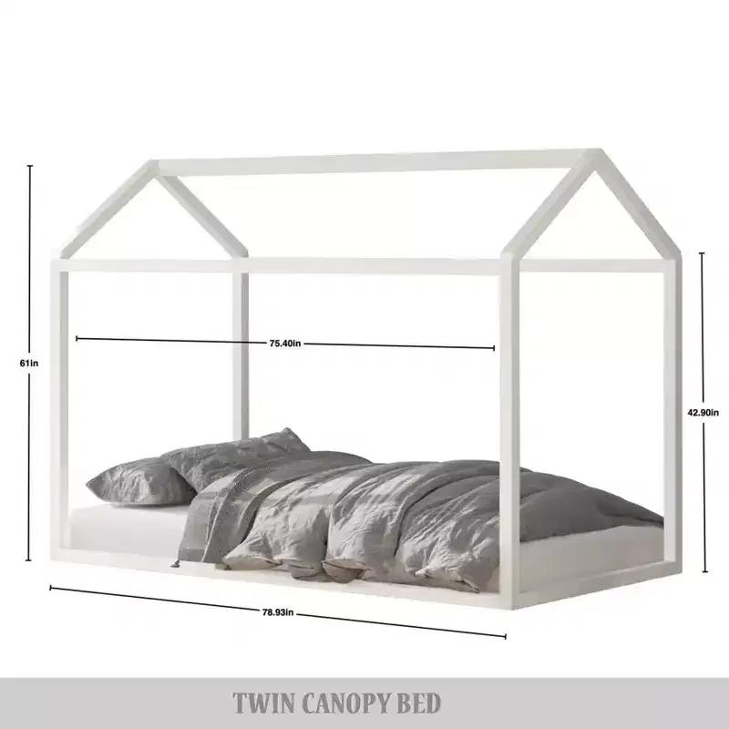 ChaletPosh Wooden Canopy Bed