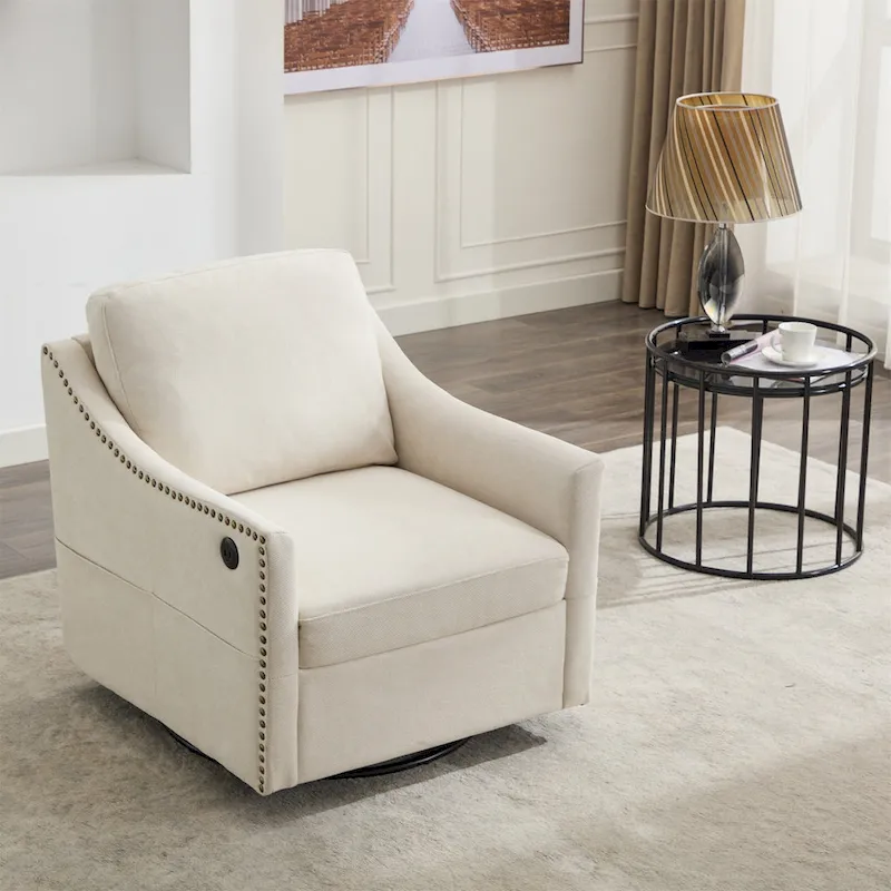 360 Degree Swivel Rotating Accent Chair