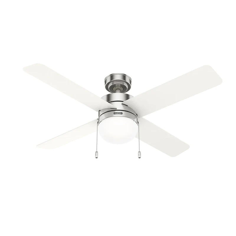 Hunter 52  Timpani Ceiling Fan w/ LED Light, Pull Chain
