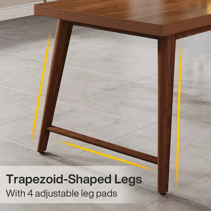 78.7 Extra Long 2-Person Wood Desk with Metal Legs