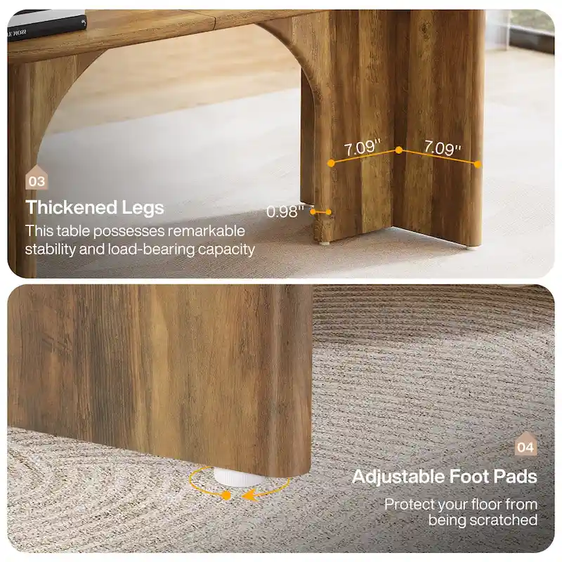 63 Executive Desk, Large Computer Desk Modern Home Office Desk