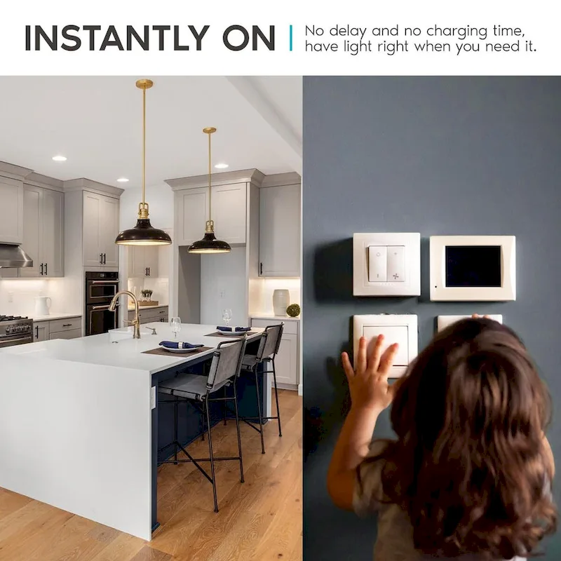 Luxrite A19 LED Light Bulb 60W Equivalent 3500K 800 Lumens Dimmable 9W Enclosed Fixture Rated E26 Base 4 Pack