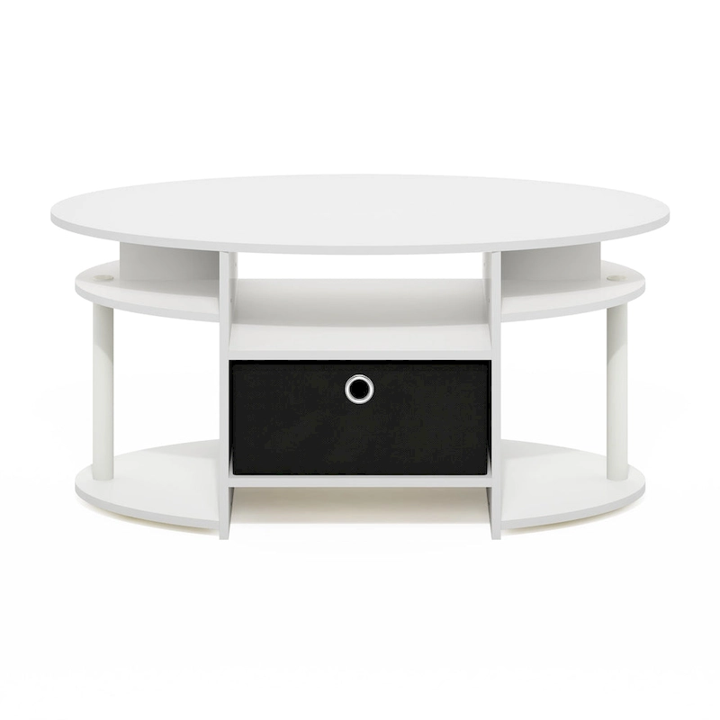 FURINNO JAYA Simple Design Oval Coffee Table
