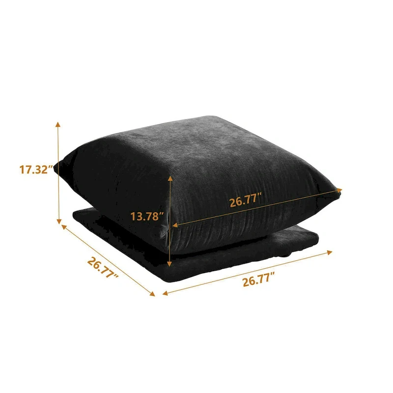 U-Shape Modular Sofa Chenille Sectional Couch