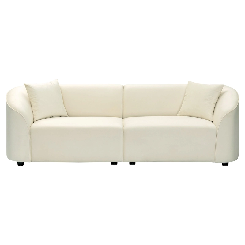 Christopher Knight Home - Allegra Sculptural 87 Curved Sofa