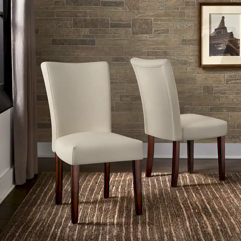 Cannes Upholstered Parson Dining Chair (Set of 2) by iNSPIRE Q Bold