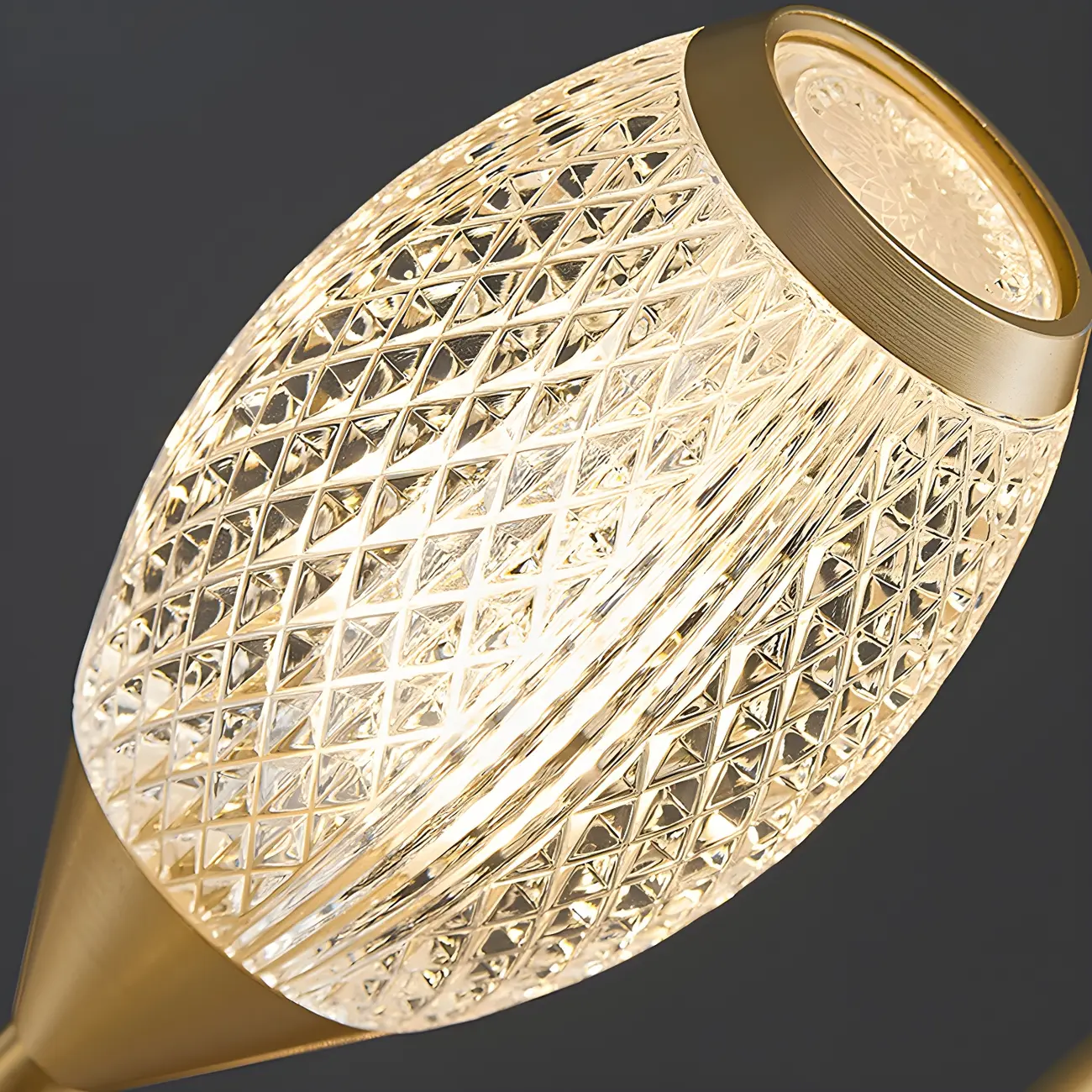 Mid-Century Modern Globe Brass Sputnik Chandelier