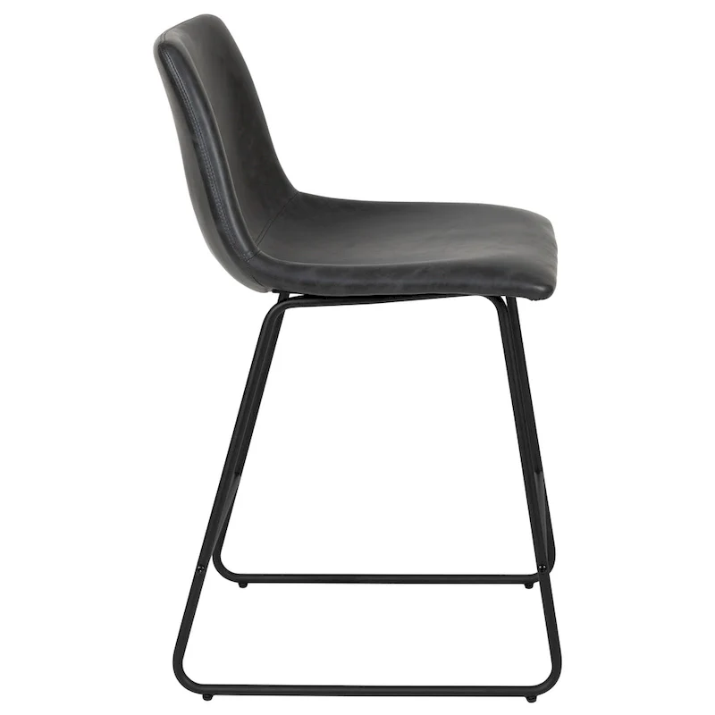 Upholstered Counter Height Modern Dining Stools (Set of 2)