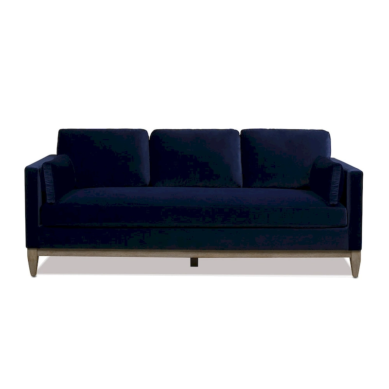 Knox 84 Modern Farmhouse Velvet Track Arm Sofa
