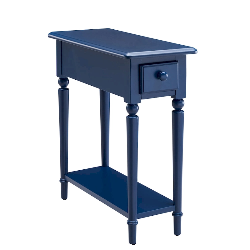 Coastal Chairside Wood Accent Table