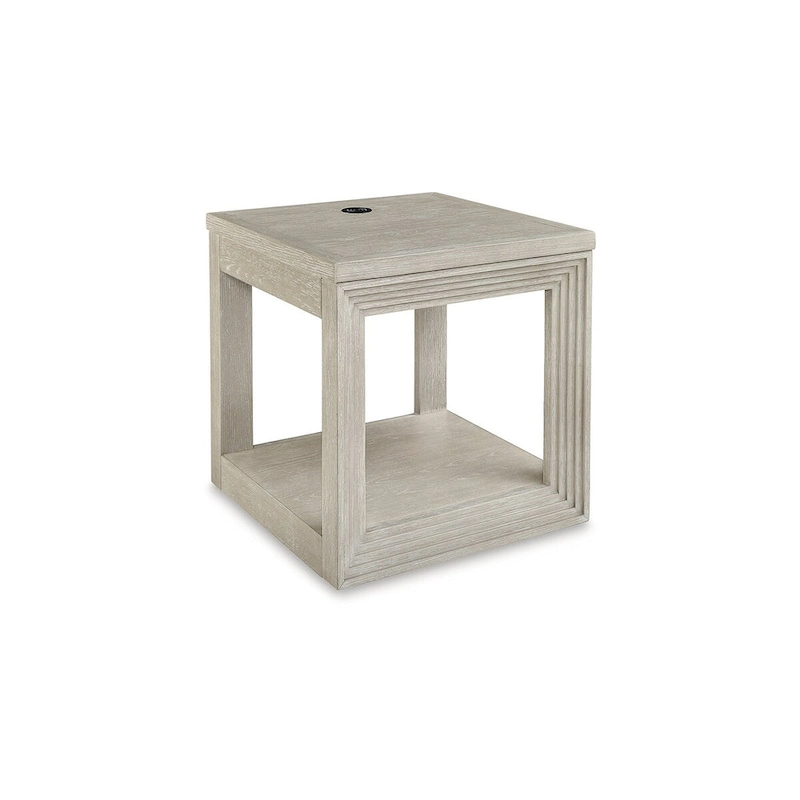 Signature Design by Ashley Marxhart Brown End Table - 24  W x 24  D x 24  H