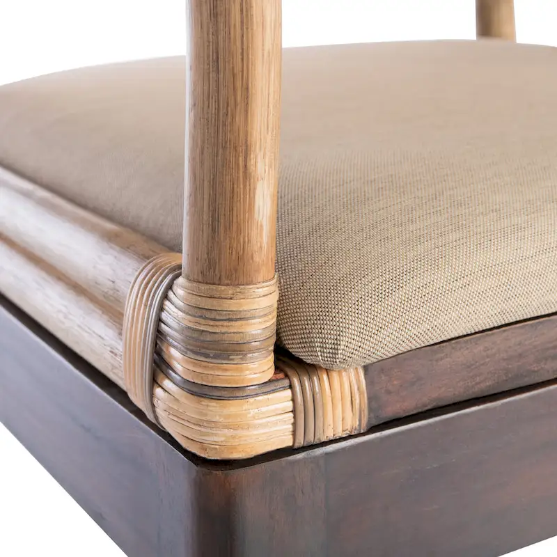 SAFAVIEH Saveta Honey Arm Chair - 23  x 22.5  x 34  - 23Wx23Dx34H