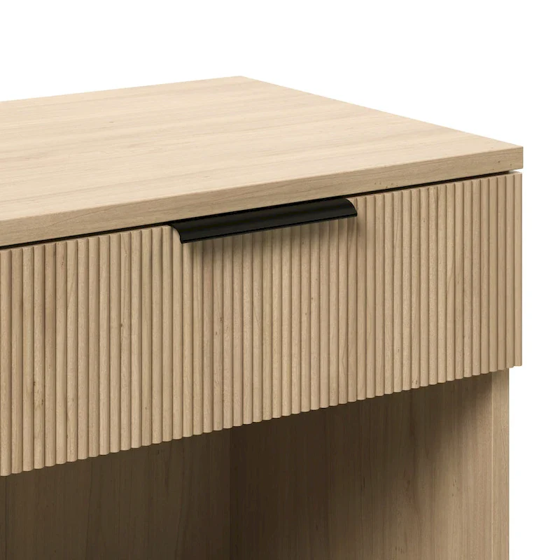 Middlebrook Designs Modern Fluted-Drawer Nightstand