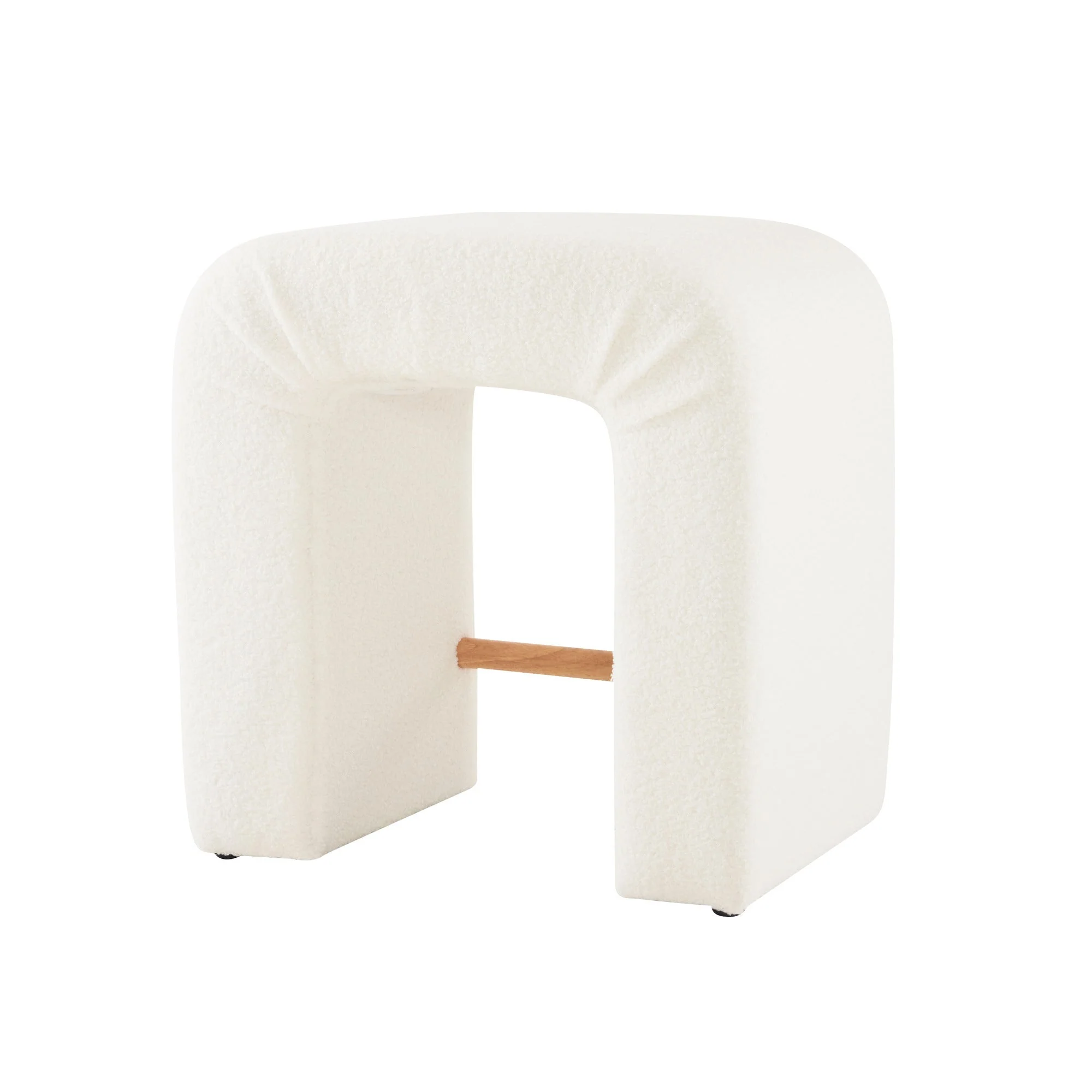 Walker Edison | Boucle Stool Set of 2