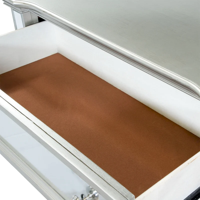 Eaen Glam Champagne Solid Wood 5-Drawer Chest by Furniture of America