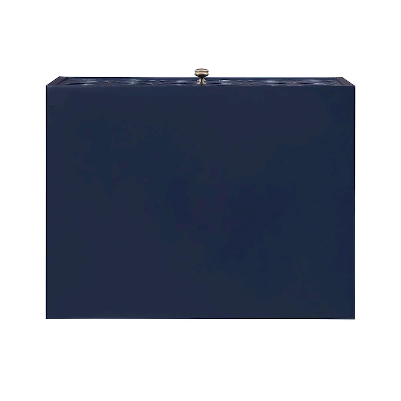 Arched Diamond 2- Drawer Gold Metal End Table