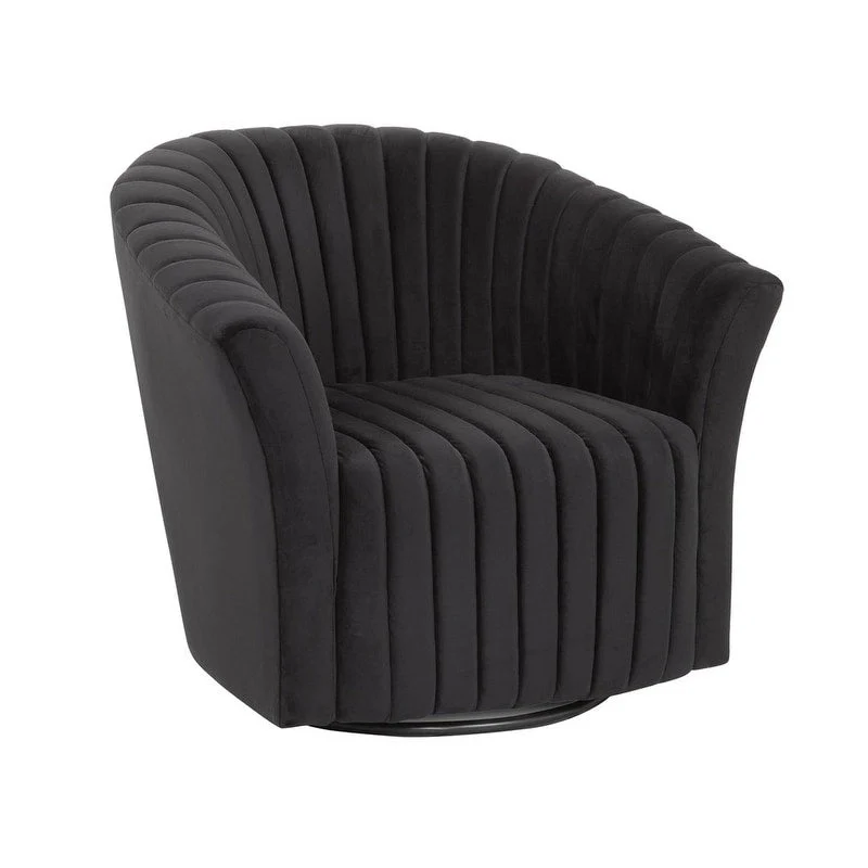 Sofia Velvet 360 Swivel Chair