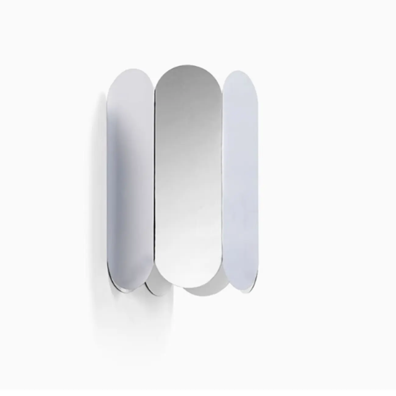 Mini Hardwired Modern Red Up & Down Wall Sconce in Geometric