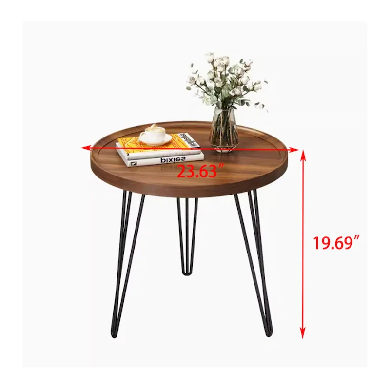 Walnut Modern Simple Living Room Coffee Table