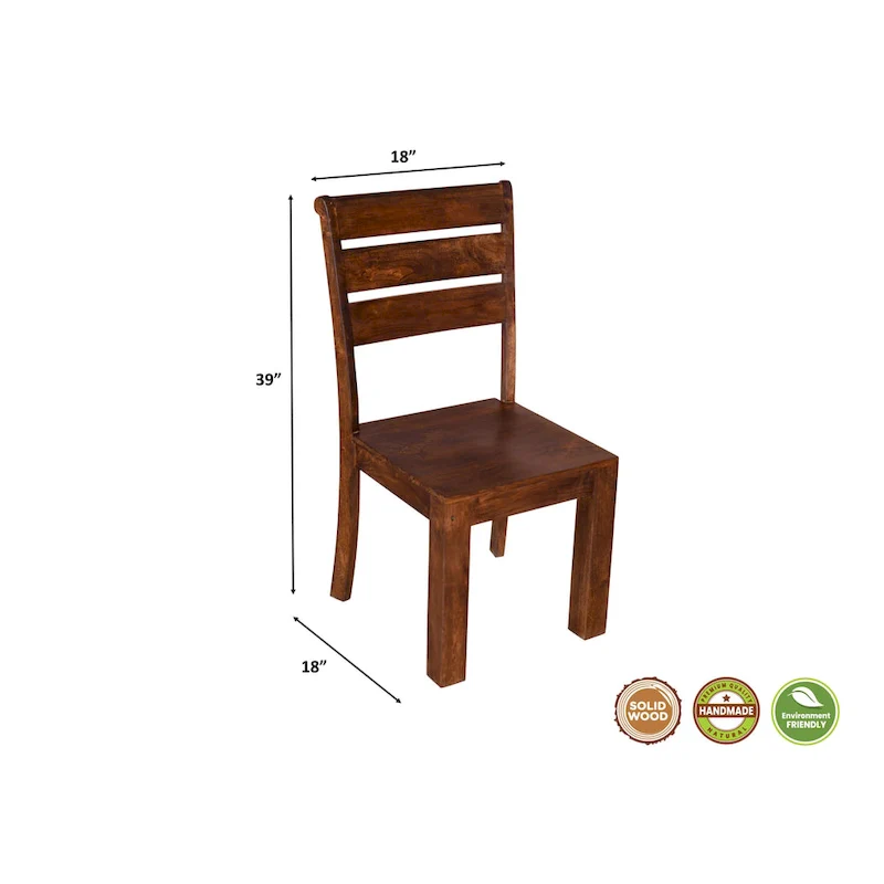 Willow Solid Wood Dining Chairs (Set of 2)